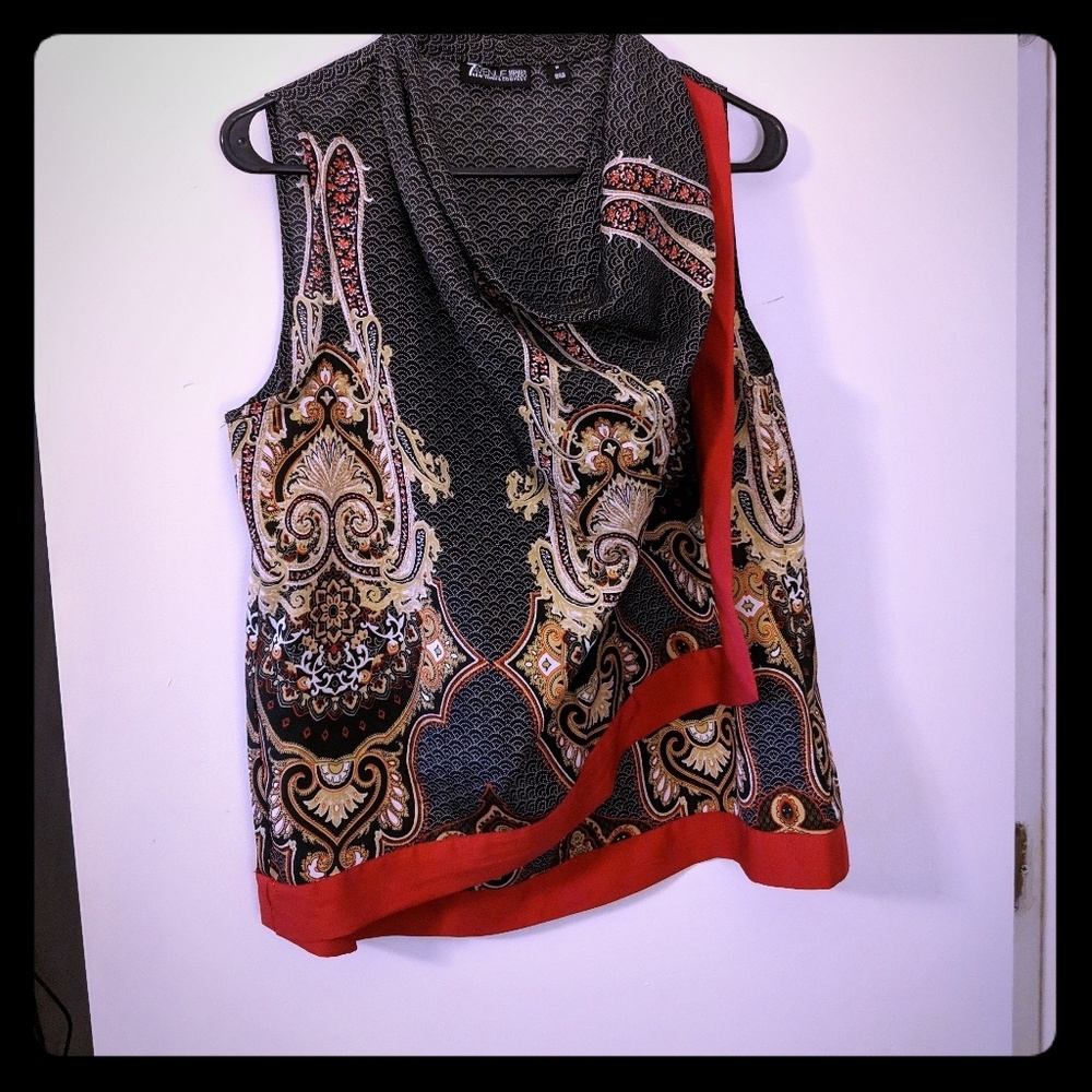 Ny & Co. Oriental Style Blouse